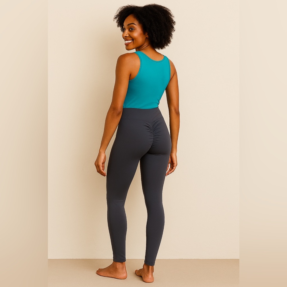 Unbranded Charcoal Leggings – Size L - Picture 4 of 8